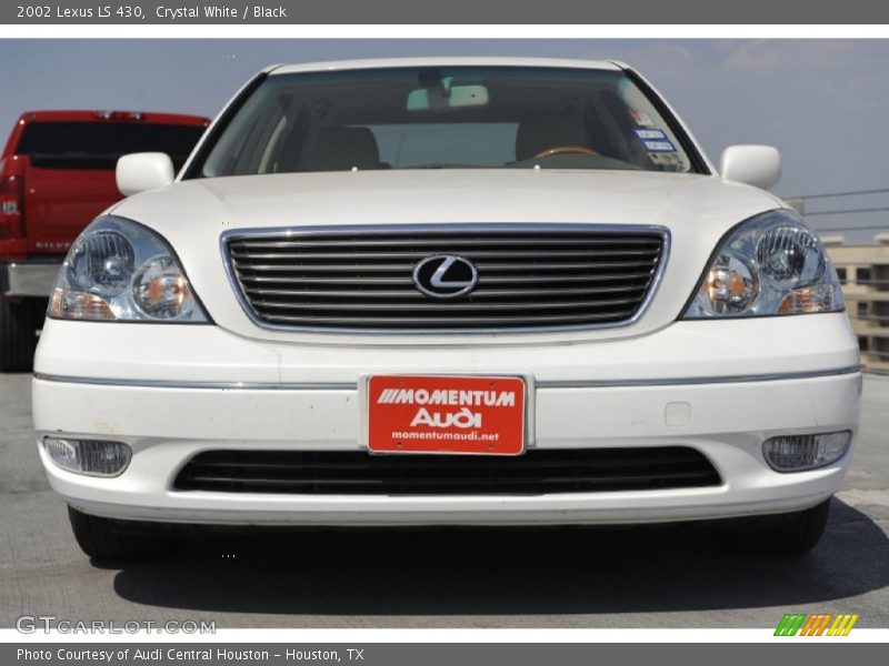 Crystal White / Black 2002 Lexus LS 430