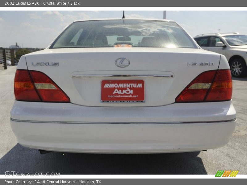 Crystal White / Black 2002 Lexus LS 430