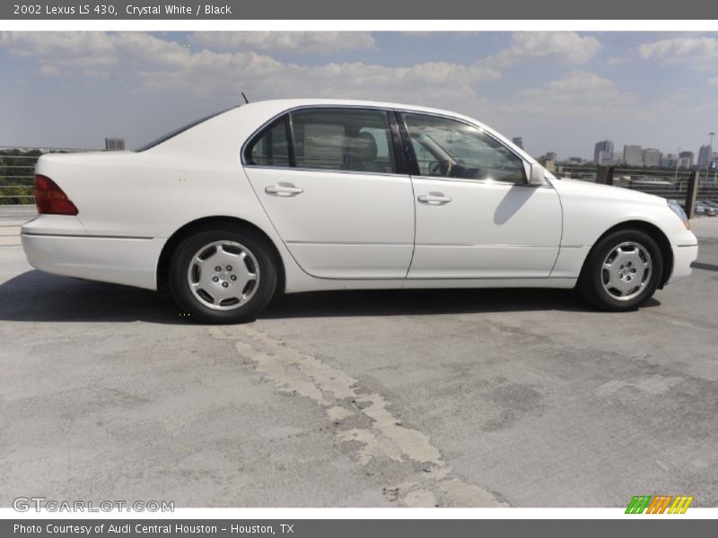 Crystal White / Black 2002 Lexus LS 430