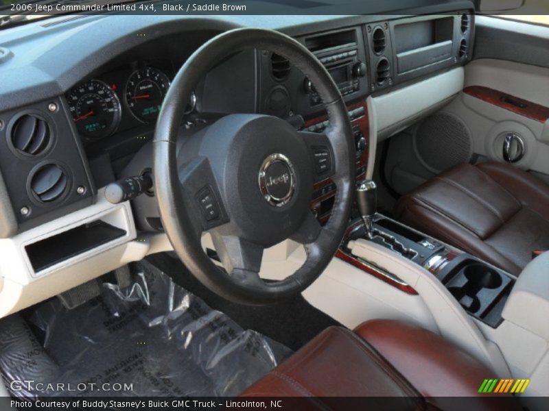 Black / Saddle Brown 2006 Jeep Commander Limited 4x4