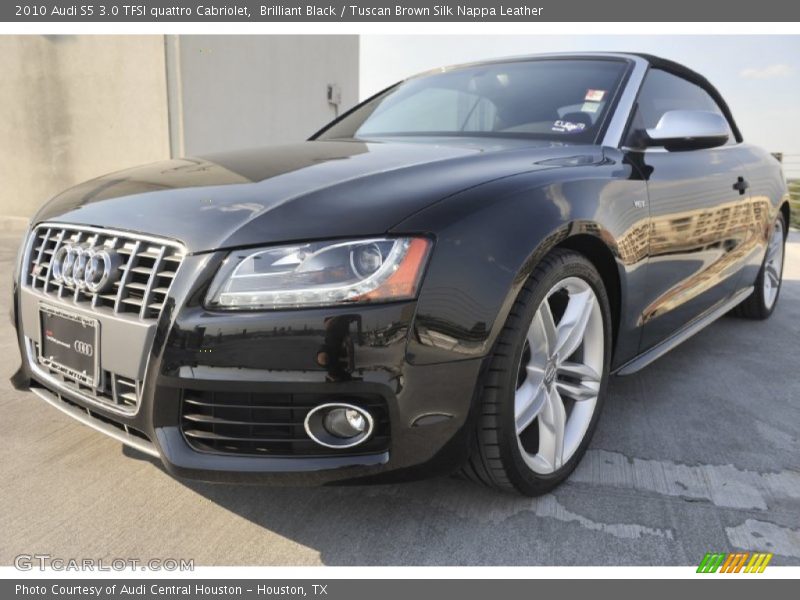 Brilliant Black / Tuscan Brown Silk Nappa Leather 2010 Audi S5 3.0 TFSI quattro Cabriolet