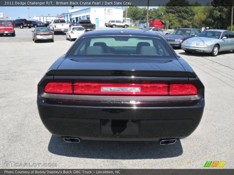 Brilliant Black Crystal Pearl / Dark Slate Gray 2011 Dodge Challenger R/T