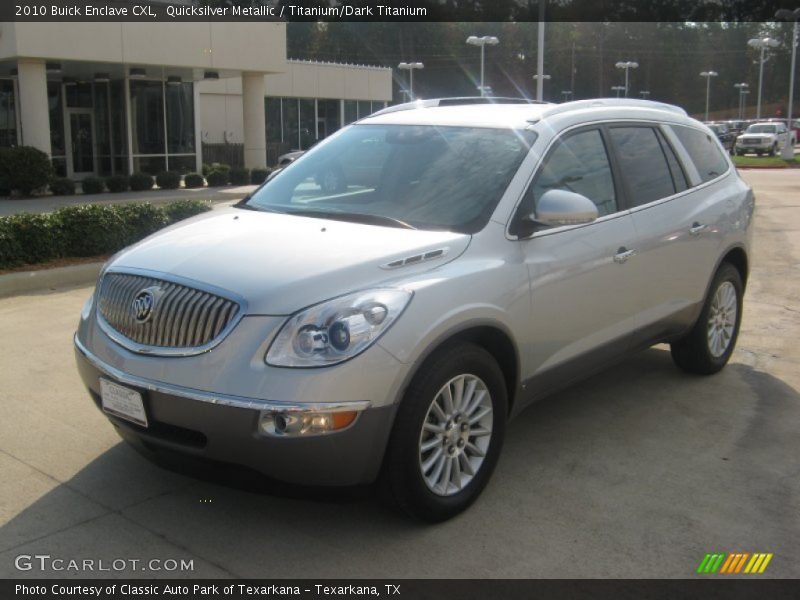 Quicksilver Metallic / Titanium/Dark Titanium 2010 Buick Enclave CXL