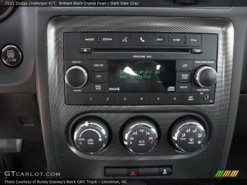 Brilliant Black Crystal Pearl / Dark Slate Gray 2011 Dodge Challenger R/T