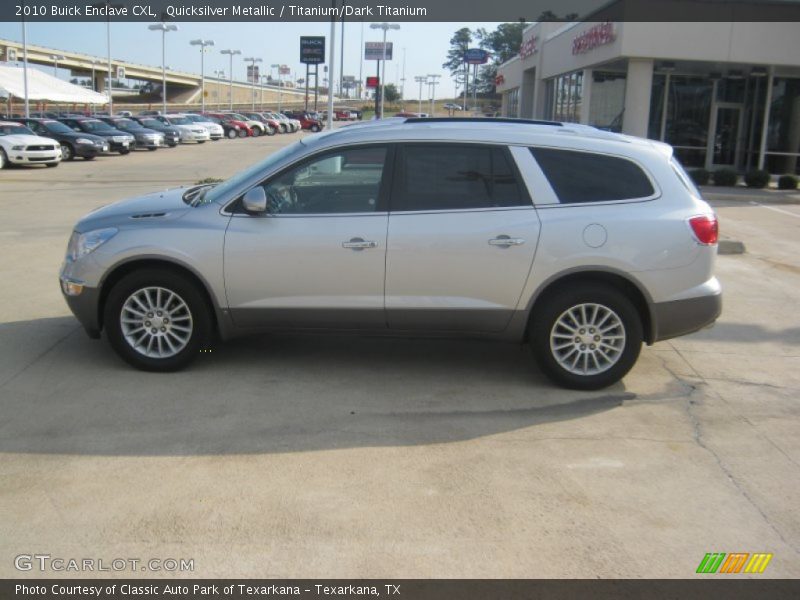Quicksilver Metallic / Titanium/Dark Titanium 2010 Buick Enclave CXL