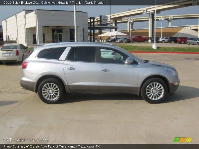 Quicksilver Metallic / Titanium/Dark Titanium 2010 Buick Enclave CXL