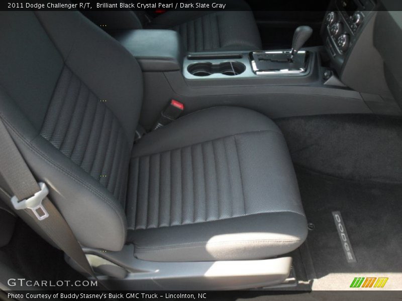 Brilliant Black Crystal Pearl / Dark Slate Gray 2011 Dodge Challenger R/T