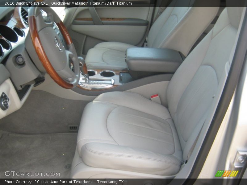 Quicksilver Metallic / Titanium/Dark Titanium 2010 Buick Enclave CXL