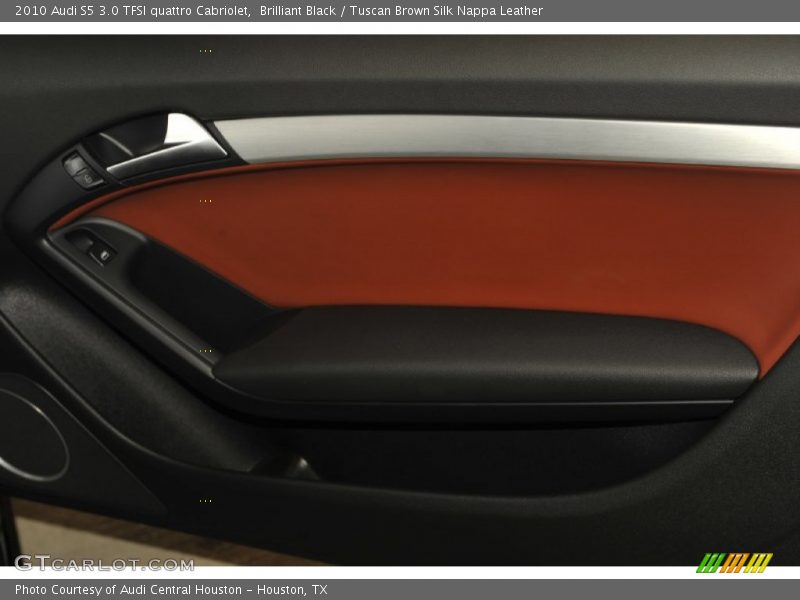 Brilliant Black / Tuscan Brown Silk Nappa Leather 2010 Audi S5 3.0 TFSI quattro Cabriolet