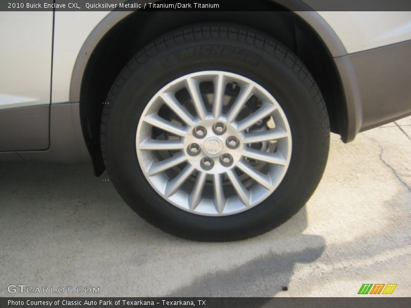 Quicksilver Metallic / Titanium/Dark Titanium 2010 Buick Enclave CXL