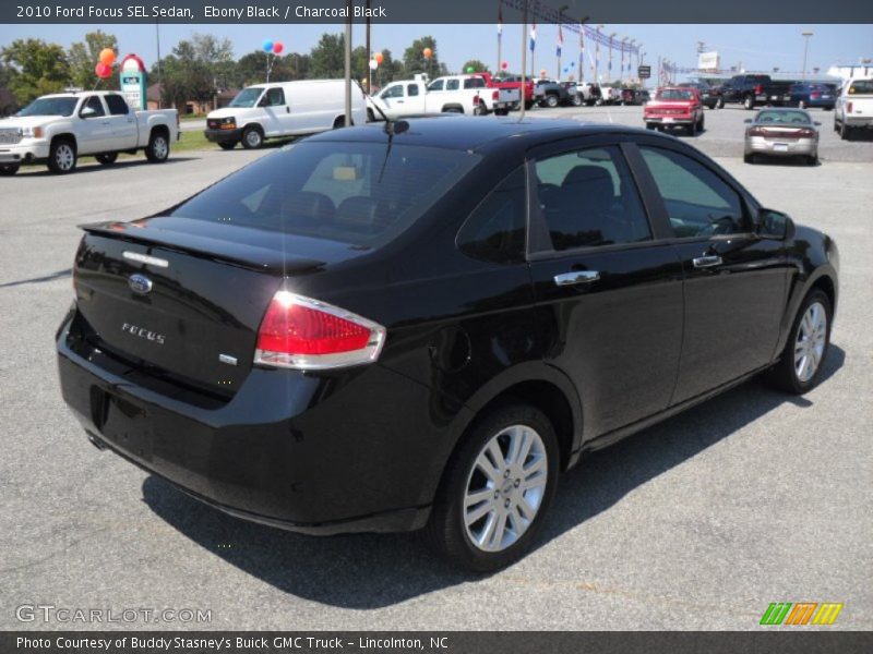 Ebony Black / Charcoal Black 2010 Ford Focus SEL Sedan