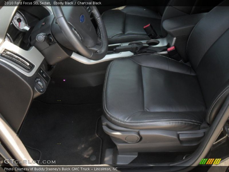 Ebony Black / Charcoal Black 2010 Ford Focus SEL Sedan