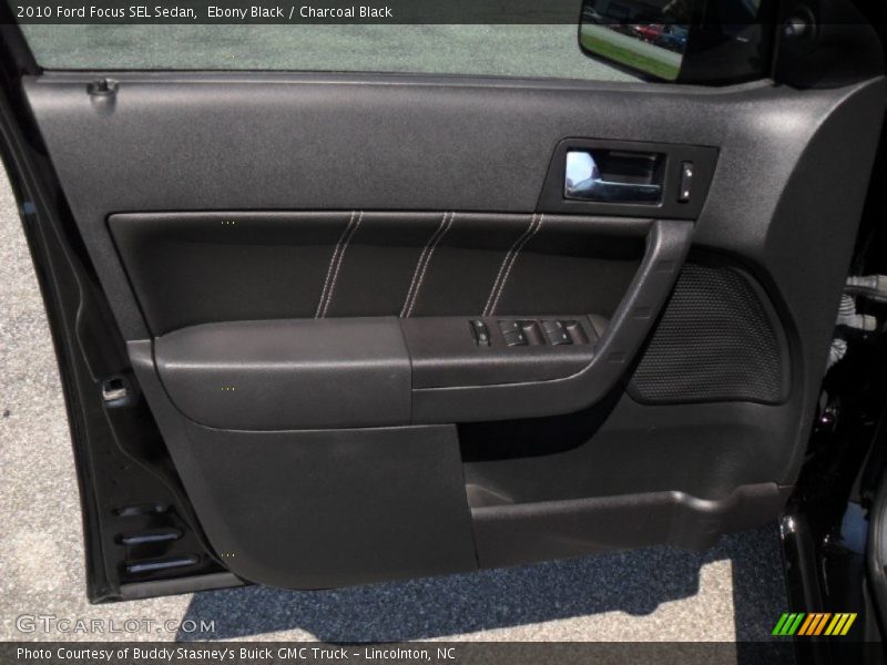 Ebony Black / Charcoal Black 2010 Ford Focus SEL Sedan