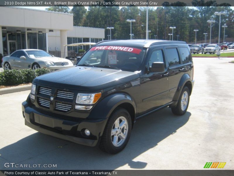 Brilliant Black Crystal Pearl / Dark Slate Gray/Light Slate Gray 2010 Dodge Nitro SXT 4x4