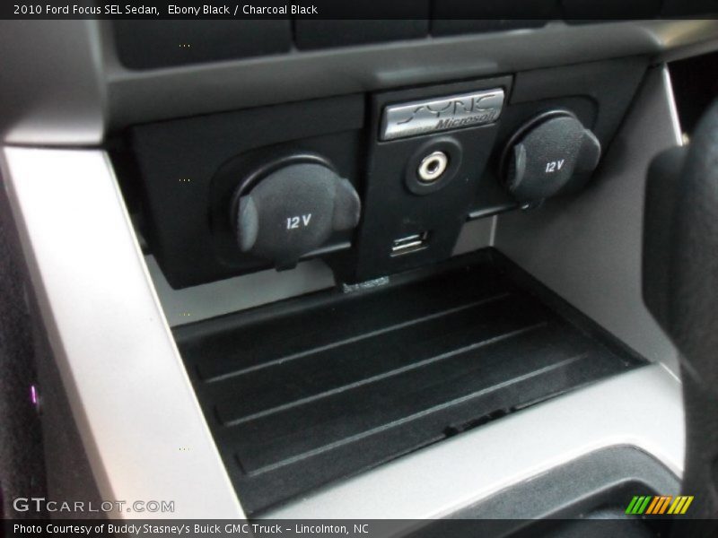 Ebony Black / Charcoal Black 2010 Ford Focus SEL Sedan