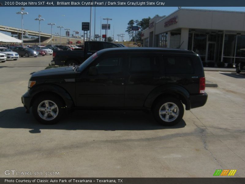 Brilliant Black Crystal Pearl / Dark Slate Gray/Light Slate Gray 2010 Dodge Nitro SXT 4x4