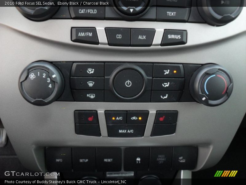 Ebony Black / Charcoal Black 2010 Ford Focus SEL Sedan