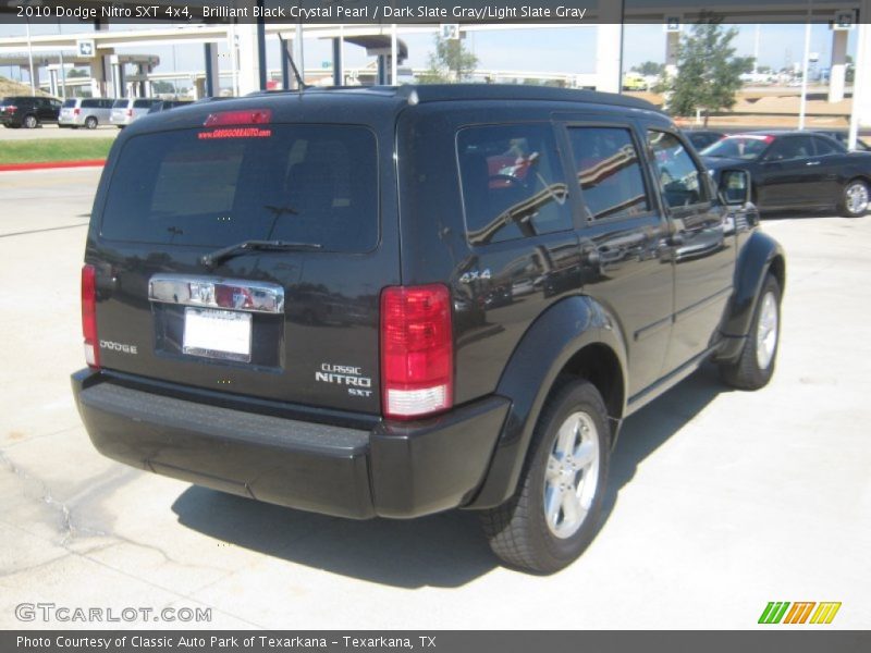 Brilliant Black Crystal Pearl / Dark Slate Gray/Light Slate Gray 2010 Dodge Nitro SXT 4x4