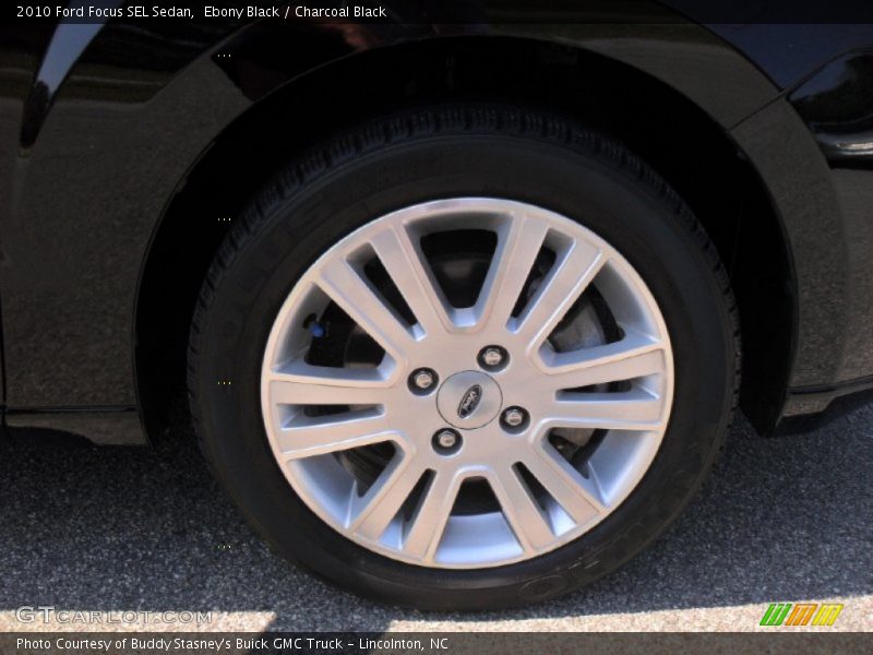 Ebony Black / Charcoal Black 2010 Ford Focus SEL Sedan