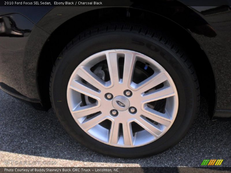 Ebony Black / Charcoal Black 2010 Ford Focus SEL Sedan