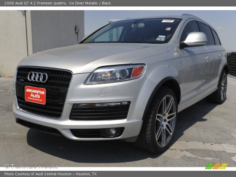 Ice Silver Metallic / Black 2008 Audi Q7 4.2 Premium quattro