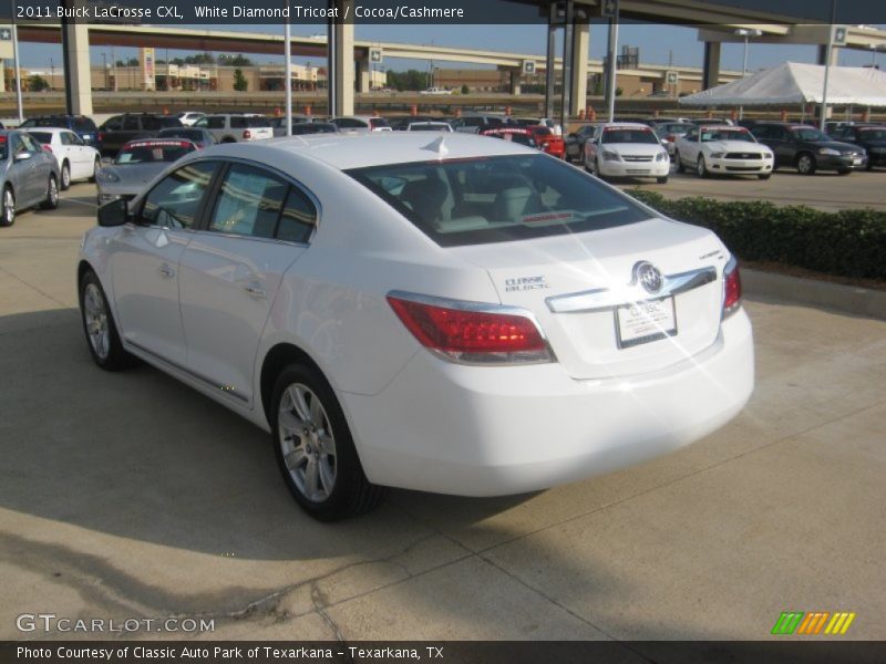 White Diamond Tricoat / Cocoa/Cashmere 2011 Buick LaCrosse CXL