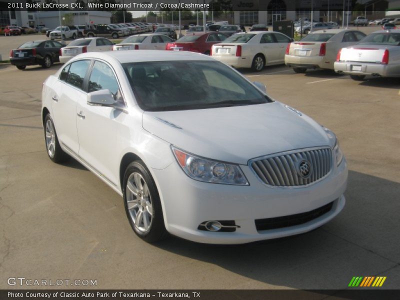 White Diamond Tricoat / Cocoa/Cashmere 2011 Buick LaCrosse CXL