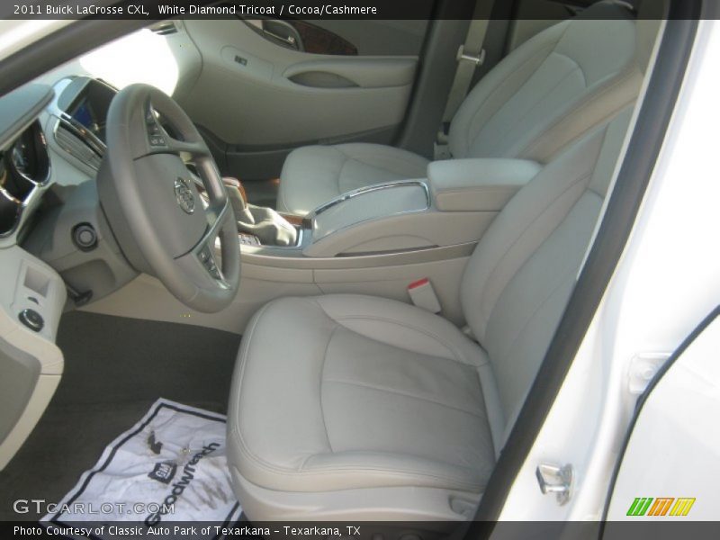 White Diamond Tricoat / Cocoa/Cashmere 2011 Buick LaCrosse CXL