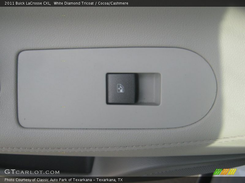 White Diamond Tricoat / Cocoa/Cashmere 2011 Buick LaCrosse CXL