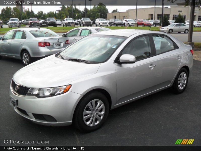 Bright Silver / Stone 2010 Kia Forte EX