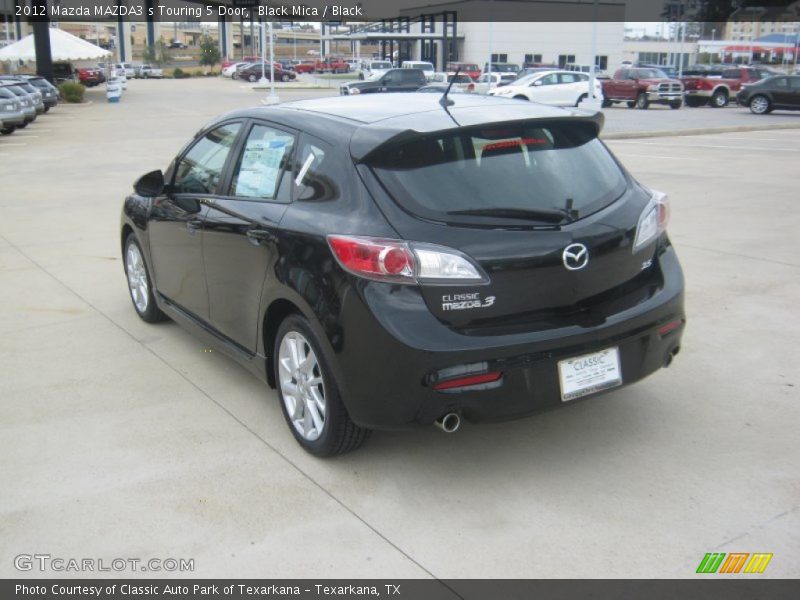 Black Mica / Black 2012 Mazda MAZDA3 s Touring 5 Door