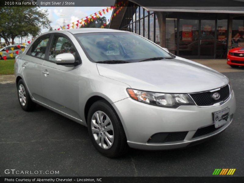 Bright Silver / Stone 2010 Kia Forte EX