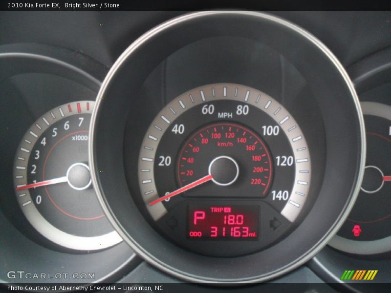 Bright Silver / Stone 2010 Kia Forte EX