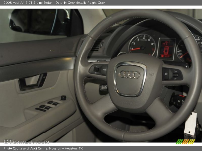 Dolphin Grey Metallic / Light Gray 2008 Audi A4 2.0T S-Line Sedan