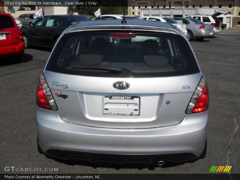 Clear Silver / Gray 2010 Kia Rio Rio5 SX Hatchback