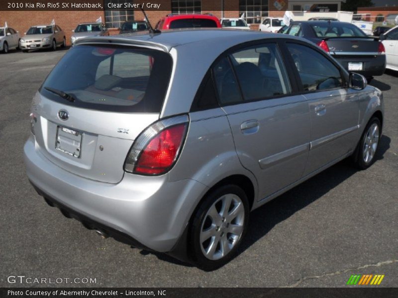 Clear Silver / Gray 2010 Kia Rio Rio5 SX Hatchback