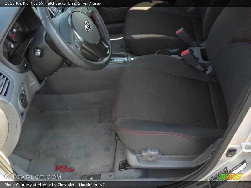  2010 Rio Rio5 SX Hatchback Gray Interior