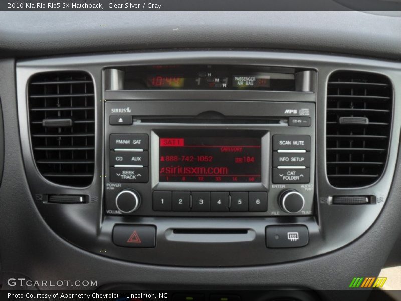 Controls of 2010 Rio Rio5 SX Hatchback