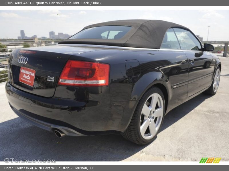 Brilliant Black / Black 2009 Audi A4 3.2 quattro Cabriolet