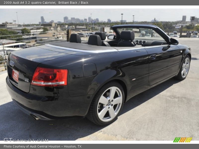 Brilliant Black / Black 2009 Audi A4 3.2 quattro Cabriolet