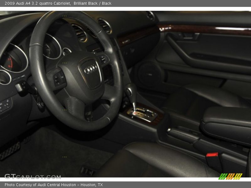 Brilliant Black / Black 2009 Audi A4 3.2 quattro Cabriolet