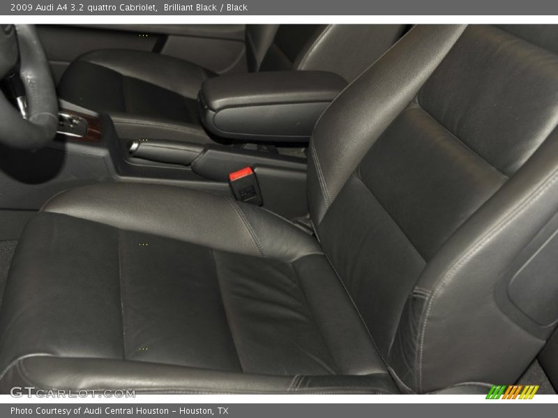 Brilliant Black / Black 2009 Audi A4 3.2 quattro Cabriolet