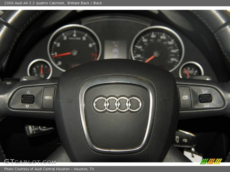 Brilliant Black / Black 2009 Audi A4 3.2 quattro Cabriolet