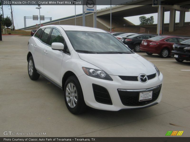 Crystal White Pearl Mica / Sand 2011 Mazda CX-7 i SV