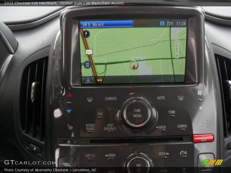 Navigation of 2012 Volt Hatchback