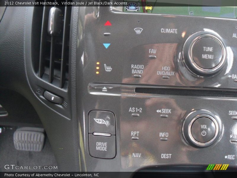 Controls of 2012 Volt Hatchback