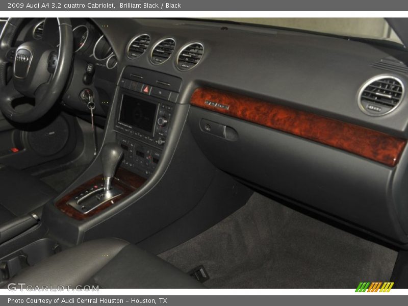 Brilliant Black / Black 2009 Audi A4 3.2 quattro Cabriolet