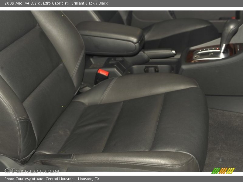  2009 A4 3.2 quattro Cabriolet Black Interior