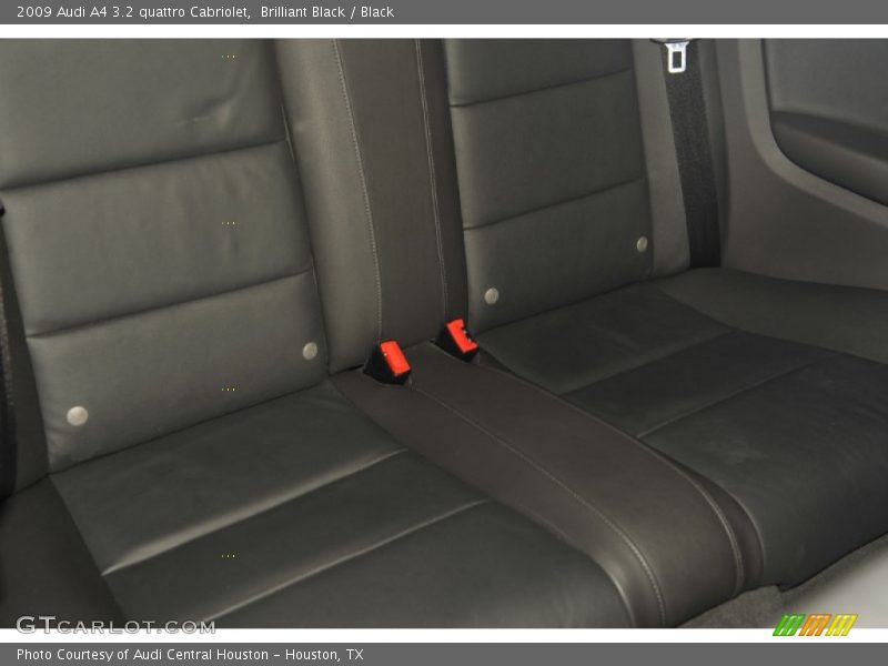  2009 A4 3.2 quattro Cabriolet Black Interior