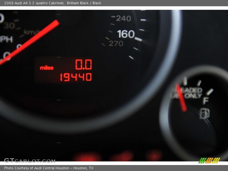 Brilliant Black / Black 2009 Audi A4 3.2 quattro Cabriolet